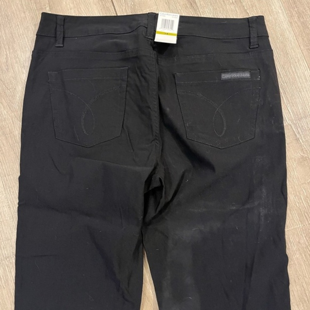 NWTCalvin Klein Black Stretch Pants 14 - Picture 9 of 12
